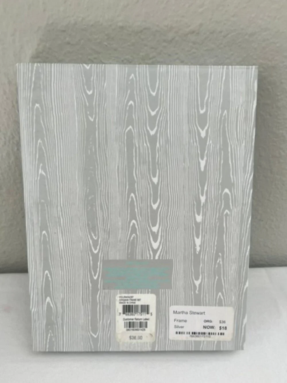 Martha Stewart Collection Silver Plated Origami Frame 5''x7''